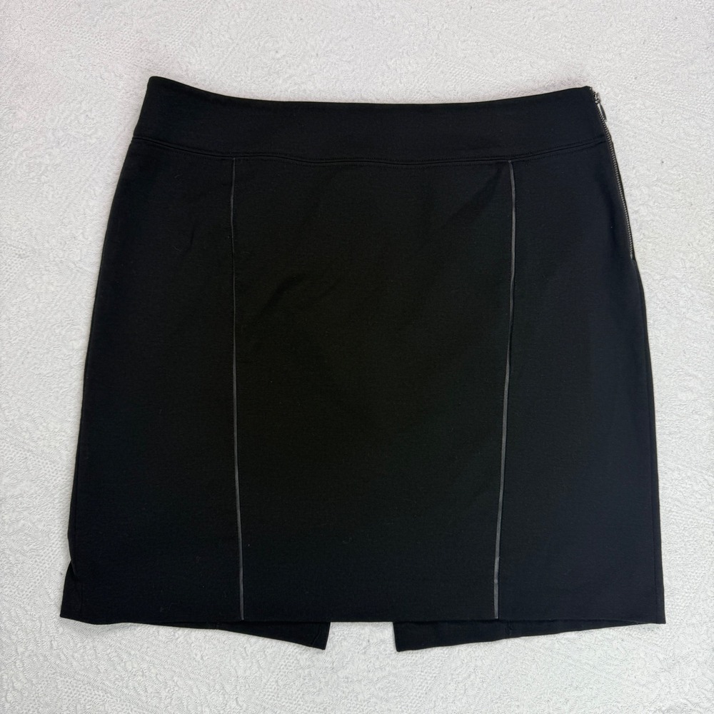 Black Rafaella size 14P pencil skirt side‎ zip